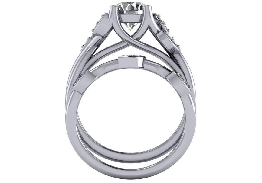 Sakcon Jewelers Ring Ann Diamond Engagement Ring Moissanite Engagement Ring