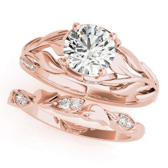 Sakcon Jewelers Ring Brenna Moissanite & diamond Engagement Ring