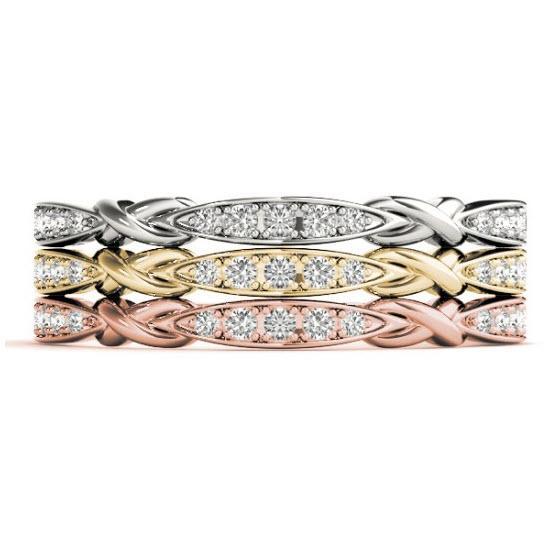Sakcon Jewelers Ring Caroline .06ctw Diamond Stackable Ring