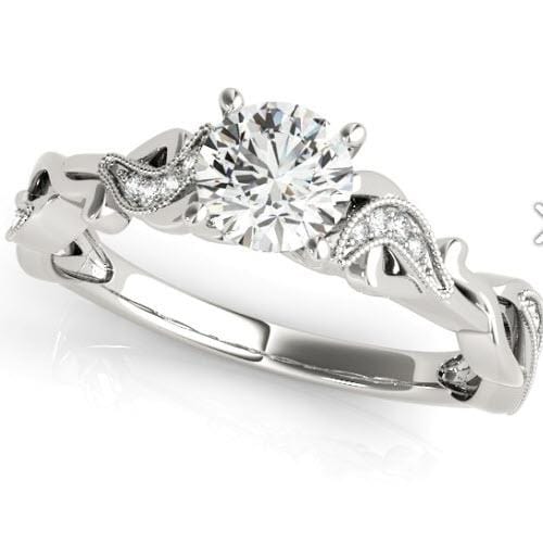 Sakcon Jewelers Ring Charity Diamond & Moissanite Engagement Ring
