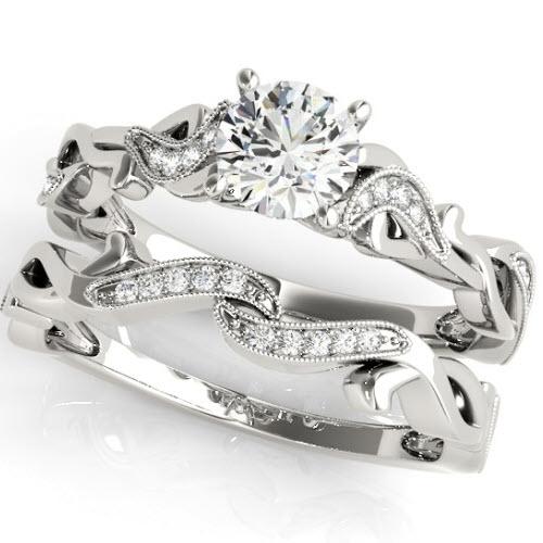 Sakcon Jewelers Ring Charity Diamond & Moissanite Engagement Ring