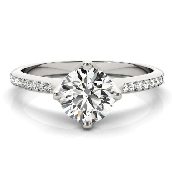 Sakcon Jewelers Ring Claire  Moissanite/Lab Created Diamond Engagement Ring