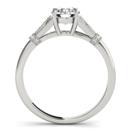 Sakcon Jewelers Ring Colette Diamond and Moissanite Engagement Ring