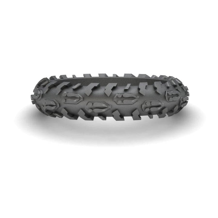 Sakcon Jewelers Ring Deer Print Tire Tread Ring 6mm