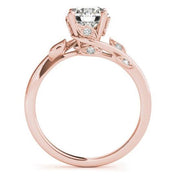 Sakcon Jewelers Ring Demi Diamond Engagement Ring Moissanite Engagement Ring