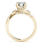 Sakcon Jewelers Ring Demi Diamond Engagement Ring Moissanite Engagement Ring