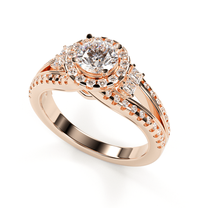 Sakcon Jewelers Ring Elle Diamond Engagement Ring
