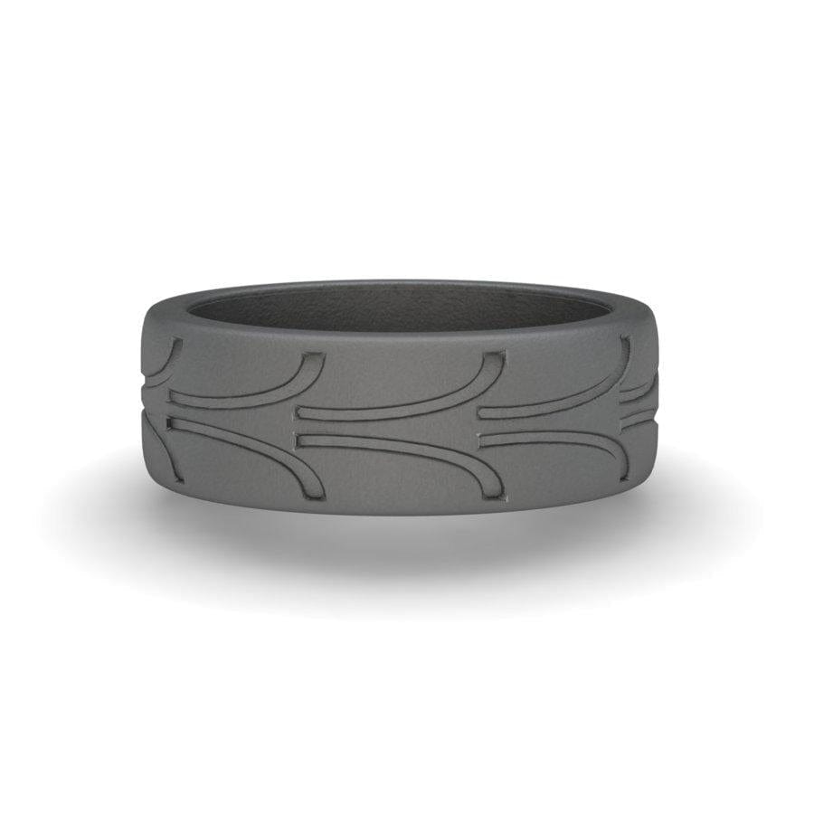 Sakcon Jewelers Ring Fantasy Street Tire-8 Tread Ring