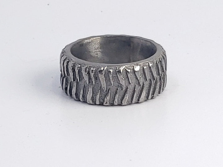 Sakcon Jewelers Ring Mud Bog Tire Tread Ring-10