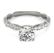 Sakcon Jewelers Ring Platinum Autumn Diamond Engagement Ring