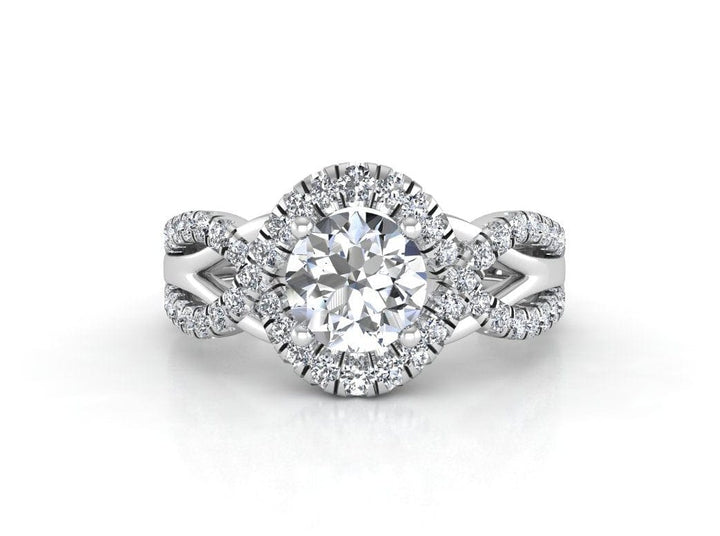 Sakcon Jewelers Ring Seria Diamond/Moissanite Engagement Ring