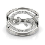 Sakcon Jewelers Ring Sterling/CZ Catherine Diamond Fashion Ring
