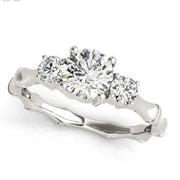 Sakcon Jewelers Ring Sterling Silver/CZ Bianca Diamond Engagement Ring