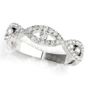 Sakcon Jewelers Ring Sterling Silver/CZ Camila .33ctw Stackable Ring