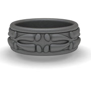 Sakcon Jewelers Ring Titanium Closed Deer Print Ring-8mm
