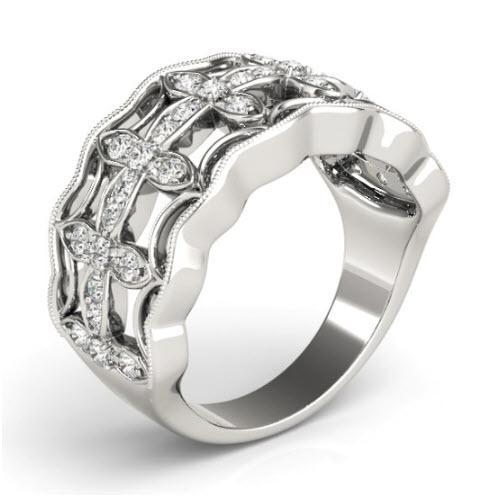 Sakcon Jewelers Ring Tu-Tone Angelina Diamond Ring