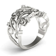Sakcon Jewelers Ring Tu-Tone Anika Diamond Ring
